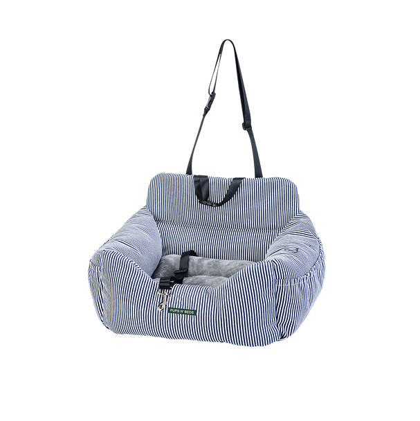 blue stripe australian dog car seat bed