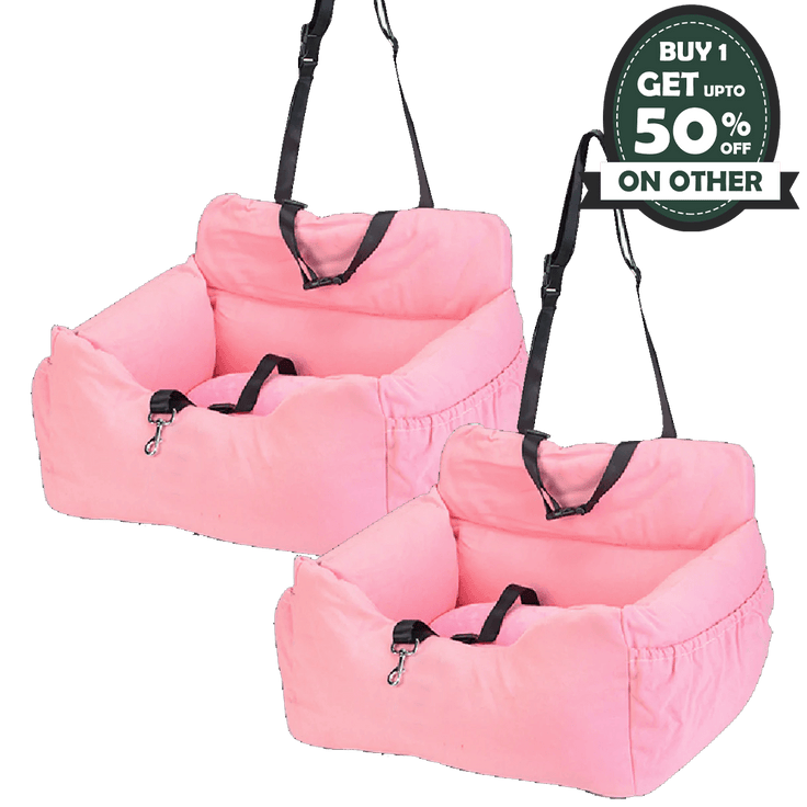 Dog Car Calming Bed 2 Piece Bundle